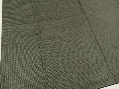 平和屋着物●男性　本場大島紬　アンサンブル　絣文様　証紙付き　正絹　逸品　BAAW6387mz