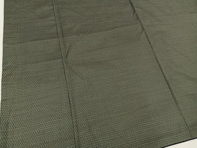 平和屋着物●男性　本場大島紬　アンサンブル　絣文様　証紙付き　正絹　逸品　BAAW6387mz