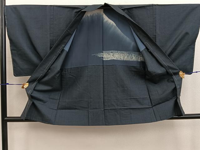 平和屋着物■男性 本場大島紬 アンサンブル 100亀甲 総詰め 正絹 逸品 BAAW6400mz