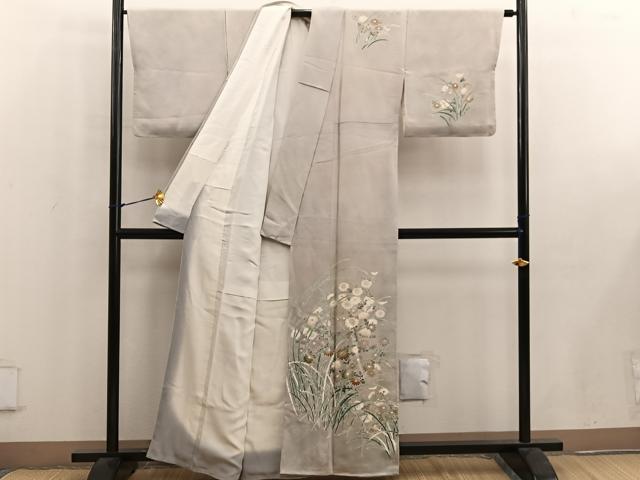 平和屋着物■訪問着 作家物 菊花文 正絹 逸品 BAAW6419mz