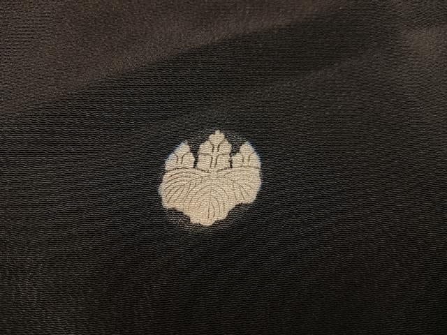平和屋着物■豪華黒留袖 総刺繍 枝梅文 金銀糸 正絹 逸品 BAAW6429mz