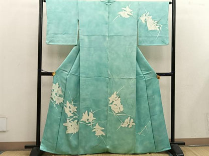 平和屋着物■訪問着　草花文　正絹　逸品　BAAW6439mz