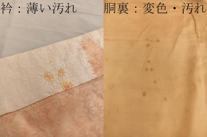 平和屋着物■上質な小紋 絞り 草花文 正絹 逸品 BAAW6441mz