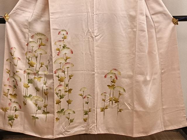 平和屋着物■訪問着 駒刺繍 枝葉文 正絹 逸品 BAAW6442mz