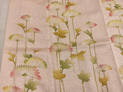 平和屋着物■訪問着 駒刺繍 枝葉文 正絹 逸品 BAAW6442mz