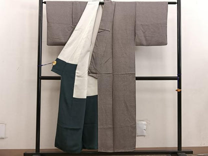 平和屋着物■江戸小紋　丸文　正絹　逸品　BAAW6465mz