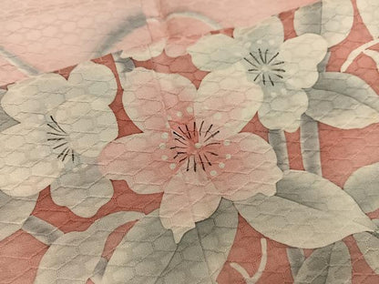 平和屋着物■訪問着　手描き　草花文　暈し染め　正絹　逸品　BAAW6468mz