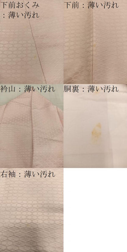平和屋着物■訪問着　手描き　草花文　暈し染め　正絹　逸品　BAAW6468mz