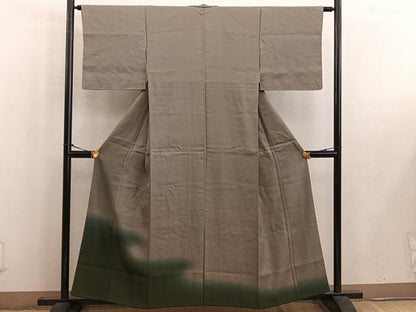 平和屋着物■色留訪問着 亀甲文 暈し染め 正絹 逸品 BAAW6474mz