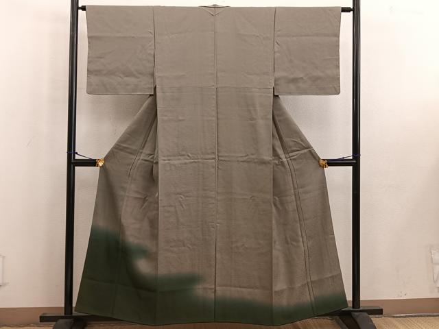 平和屋着物■色留訪問着 亀甲文 暈し染め 正絹 逸品 BAAW6474mz