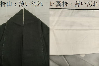 平和屋着物■豪華黒留袖　作家物　刺繍　花車文　金彩　正絹　逸品　BAAW6478mz