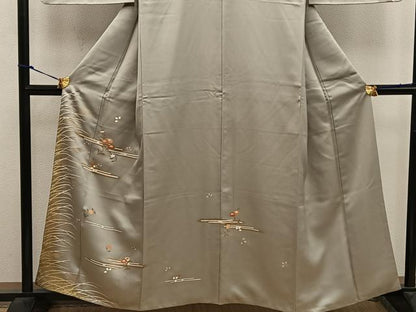 平和屋着物■訪問着 エ霞菊花文 金彩 正絹 逸品 BAAW6509mz