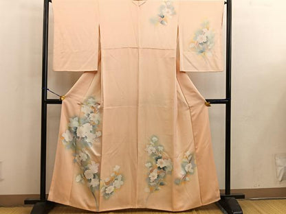 平和屋着物■訪問着　枝花文　暈し染め　やまと誂製　正絹　逸品　BAAW6531mz