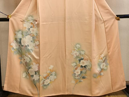 平和屋着物■訪問着　枝花文　暈し染め　やまと誂製　正絹　逸品　BAAW6531mz