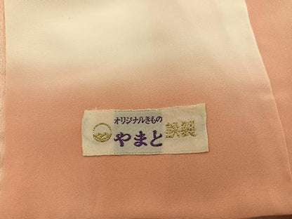 平和屋着物■訪問着　枝花文　暈し染め　やまと誂製　正絹　逸品　BAAW6531mz