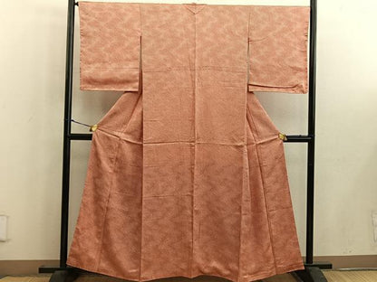平和屋着物■上質な小紋 鹿の子文 正絹 逸品 BAAW6539mz