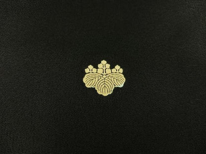 平和屋着物■豪華黒留袖　友禅　風景花文　正絹　逸品　BAAW6560mz