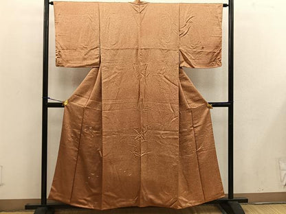 平和屋着物■訪問着　総刺繍　吹き寄せ文　金糸　正絹　逸品　BAAW6573mz