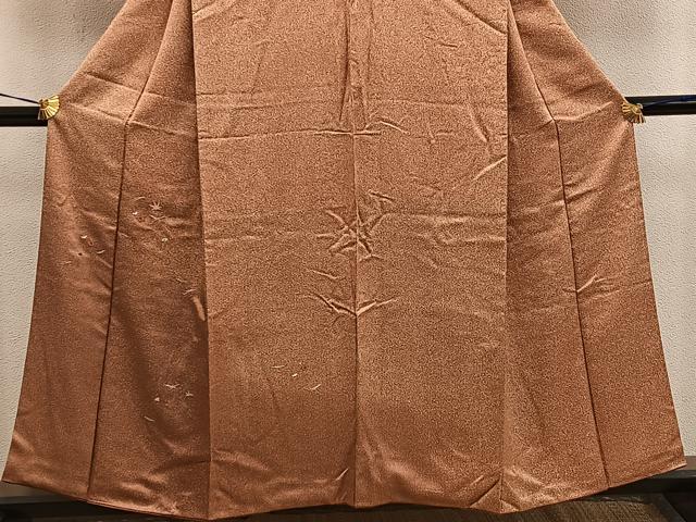 平和屋着物■訪問着　総刺繍　吹き寄せ文　金糸　正絹　逸品　BAAW6573mz