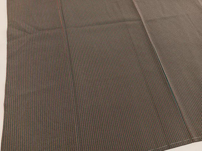 平和屋着物■上質な小紋　縞　正絹　逸品　未使用　BAAW6598mz