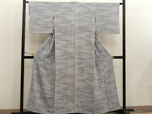 平和屋着物■上質な小紋　霞文　正絹　逸品　BAAW6616mz