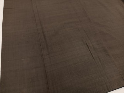 平和屋着物■男性 紬 栗色 正絹 逸品 BAAW6621mz