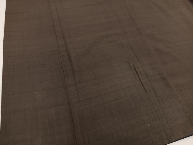 平和屋着物■男性 紬 栗色 正絹 逸品 BAAW6621mz