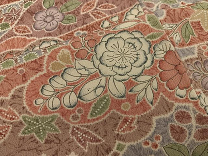 平和屋着物■上質な小紋　辻が花　正絹　逸品　BAAW6626mz