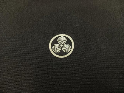 平和屋着物■豪華黒留袖 友禅 作家物 風景花文 正絹 逸品 BAAW6655mz