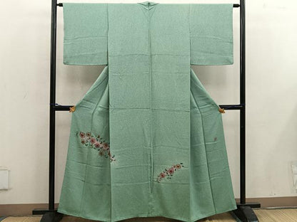 平和屋着物■色留訪問着　作家物　辻が花　正絹　逸品　BAAW6669mz