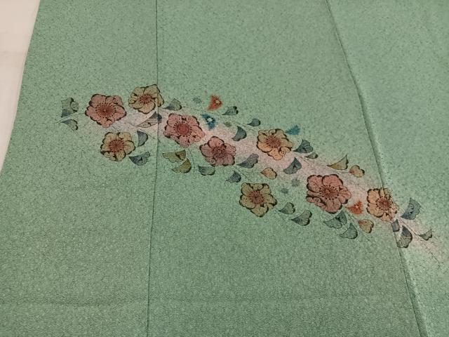 平和屋着物■色留訪問着　作家物　辻が花　正絹　逸品　BAAW6669mz
