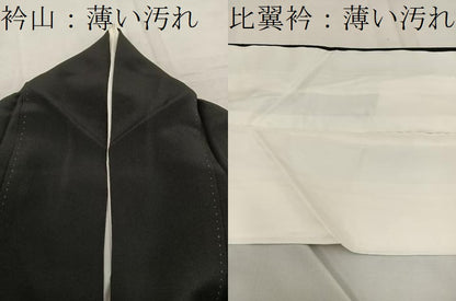 平和屋着物■豪華黒留袖 樹林文 暈し染め 金彩 正絹 逸品 BAAW6681mz