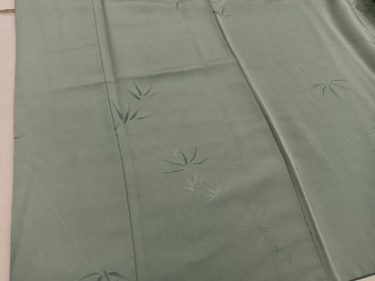 平和屋着物■上質な小紋　笹の葉地紋　地紋起こし　正絹　逸品　BAAW6693mz