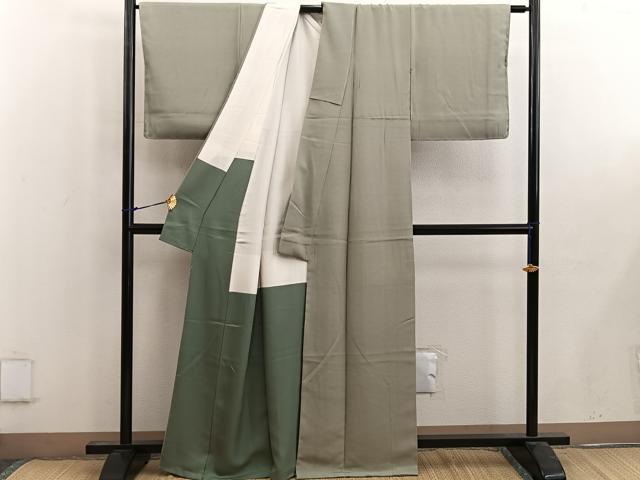 平和屋着物■江戸小紋　鮫小紋柄　正絹　逸品　BAAW6701mz