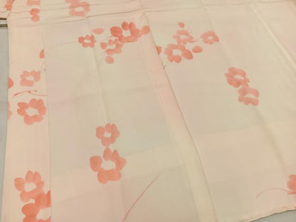 平和屋着物■長襦袢 袷 草花文 暈し染め 正絹 逸品 BAAW6712mz