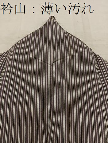 平和屋着物■上質な小紋　縞　正絹　逸品　BAAW6727mz