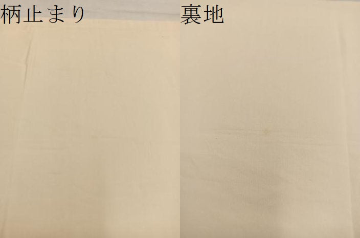 平和屋着物▼六通柄袋帯　唐織　地紙重ね花鳥文　金糸　正絹　逸品　BAAW6773mz