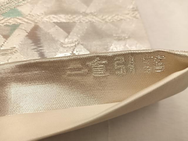 平和屋着物◎六通柄袋帯　古京錦　風景文　二重引箔　正絹　逸品　BAAW6843mz