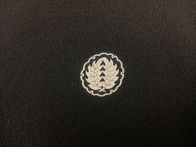 平和屋着物■五代 歌舞伎役者 坂東八十助 黒留袖 刺繍 鳳凰花文 暈し染め 金銀彩 正絹 逸品 BAAW6858mz