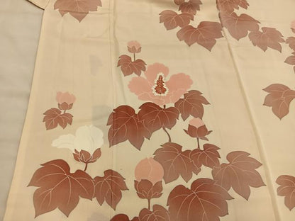 平和屋着物■訪問着 草花文 正絹 逸品 BAAW6873mz