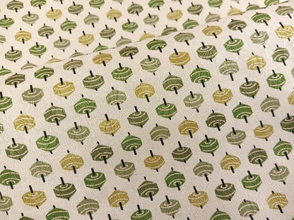 平和屋着物■上質な小紋　独楽　正絹　逸品　BAAW6879mz