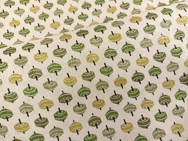平和屋着物■上質な小紋　独楽　正絹　逸品　BAAW6879mz