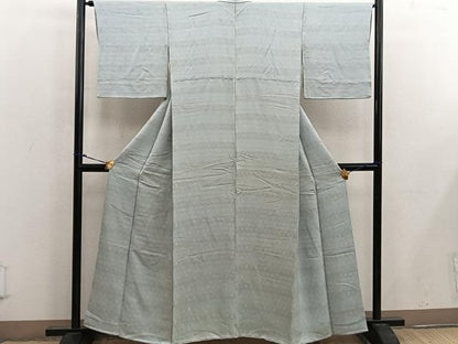 平和屋着物■上質な小紋　亀甲花文　金糸　正絹　逸品　BAAW6938mz