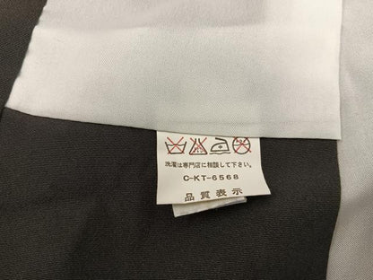 平和屋着物■豪華黒留袖　駒刺繍　扇面宝尽くし花文　金銀彩　正絹　逸品　BAAW6939mz