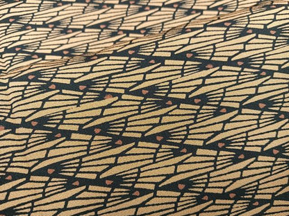 平和屋着物■上質な小紋 幾何学文様 正絹 逸品 BAAW6943mz