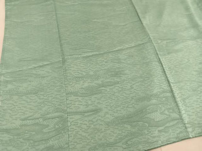 平和屋着物■上質な色無地 流水地紋 夏虫色 正絹 逸品 BAAW6962mz