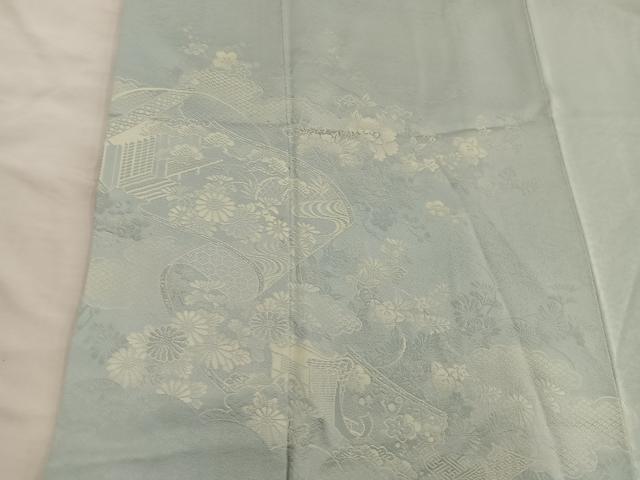平和屋着物■豪華色留袖 御所車花文 正絹 逸品 BAAW6963mz