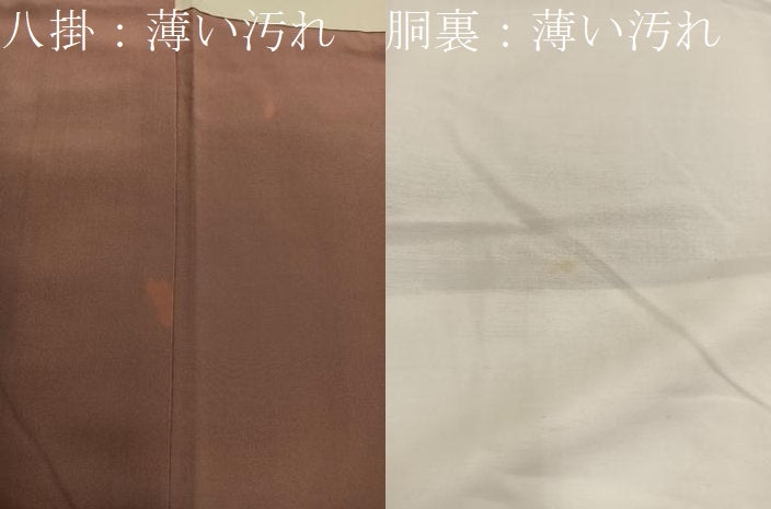 平和屋着物■上質な紬　焦茶色　正絹　逸品　BAAW6966mz