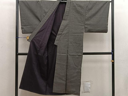 平和屋着物■男性　本場大島紬　アンサンブル　100亀甲　総詰め　正絹　逸品　BAAW6994mz