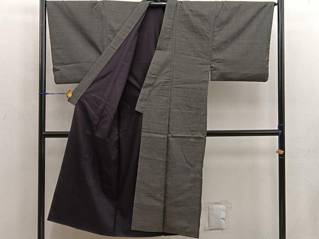平和屋着物■男性　本場大島紬　アンサンブル　100亀甲　総詰め　正絹　逸品　BAAW6994mz